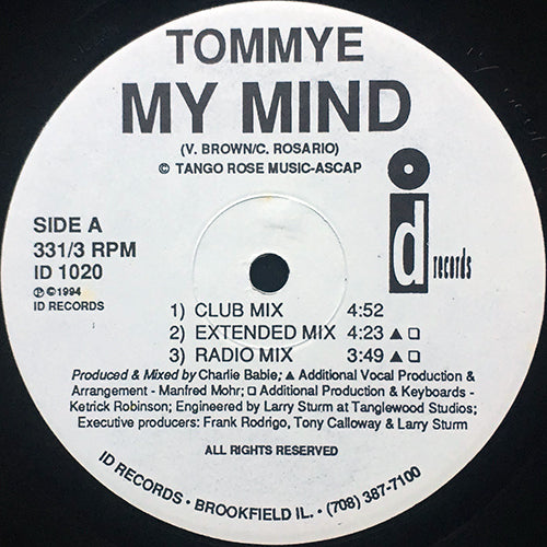TOMMYE // MY MIND (6VER)