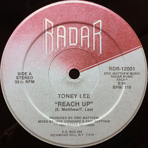 TONEY LEE // REACH UP (6:54) / DUB (5:44)
