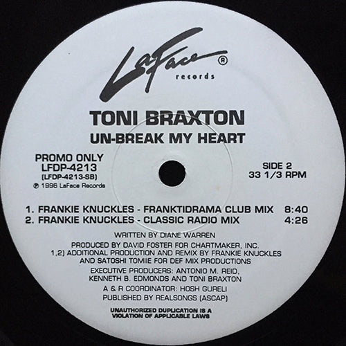 TONI BRAXTON // UNBREAK MY HEART (5VER)