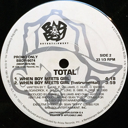 TOTAL // DO YOU THINK ABOUT US / WHEN BOY MEETS GIRL (2VER)