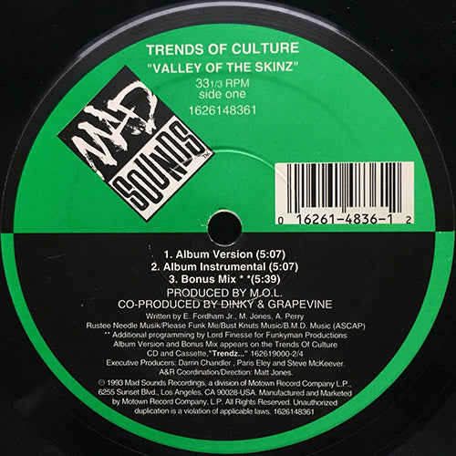 TRENDS OF CULTURE // VALLEY OF THE SKINZ (6VER)