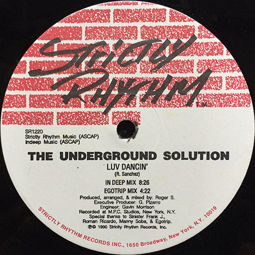 UNDERGROUND SOLUTION // LUV DANCIN' (2VER) / DEEP IN MY MIND / AFTERTHOUGHT