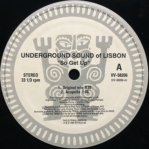 UNDERGROUND SOUND OF LISBON // SO GET UP (8VER)