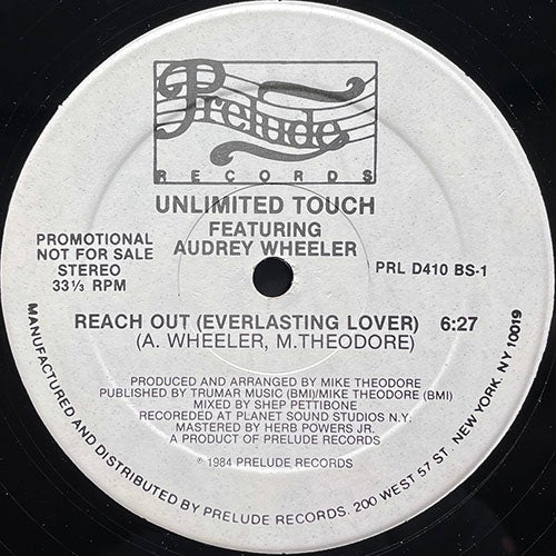 UNLIMITED TOUCH feat. AUDREY WHEELER // REACH OUT (EVERLASTING LOVE) (5:47) / (DUB) (6:27)