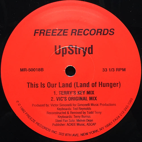 UPSTRYD // THIS IS OUR LAND (LAND OF HUNGER) (4VER)