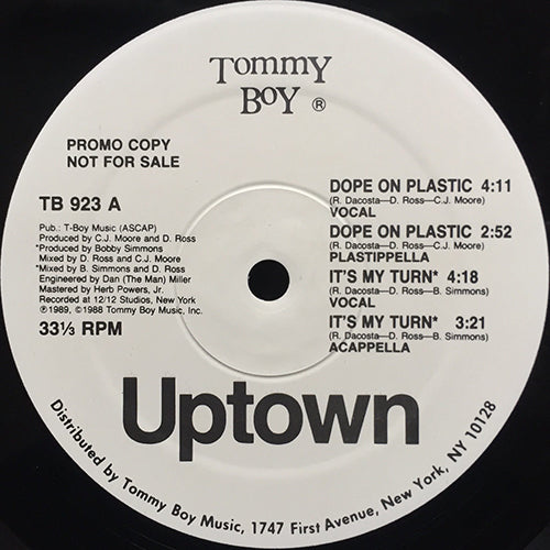UPTOWN // DOPE ON PLASTIC (3VER) / IT'S MY TURN (3VER)