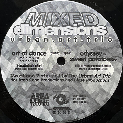 URBAN. ART. TRIO // MIXED DIMENSIONS (EP) inc. ART OF DANCE (2VER) / ODYSSEY / SWEET POTATOS
