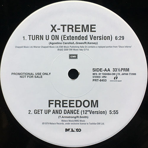 V.A. (CUBIC 22 / X-TREME / FREEDOM) // NIGHT IN MOTION (K-GROOVE MI & ORIGINAL) / TURN U ON (EXTENDED) / GET UP AND DANCE (5:55)