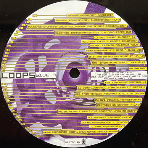 V.A. (SYNAPSE / SUSANNE BROKESCH / PULSINGER / ELECTRIC INDIGO / DJ HELL / ACID MARIA / ROLAND LEESKER / BIZZ O.D. / UNIT MOEBIUS / MARK BROOM / HIROSHI WATANABE / HIROKI TECH etc.) // LOOPS (EP) inc. 68 TRACKS