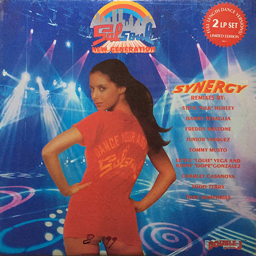 V.A. (AURRA / FIRST CHOICE / DOUBLE EXPOSURE / LOLEATTA HOLLOWAY / INSTANT FUNK / CANDIDO) // SYNERGY (REMIX LP) inc. A LITTLE LOVE / DOUBLE CROSS / LET NO MAN PUT ASUNDER / TEN PERCENT / LOVE SENSATION / GOTTA BE #1 / PRESSURE POINT / JINGO etc