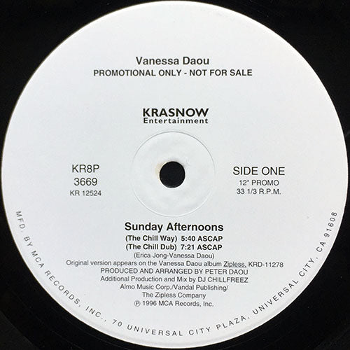 VANESSA DAOU // SUNDAY AFTERNOONS (7VER)