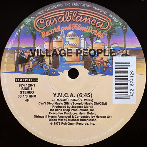 VILLAGE PEOPLE // Y.M.C.A. (6:45) / MACHO MAN (5:15)