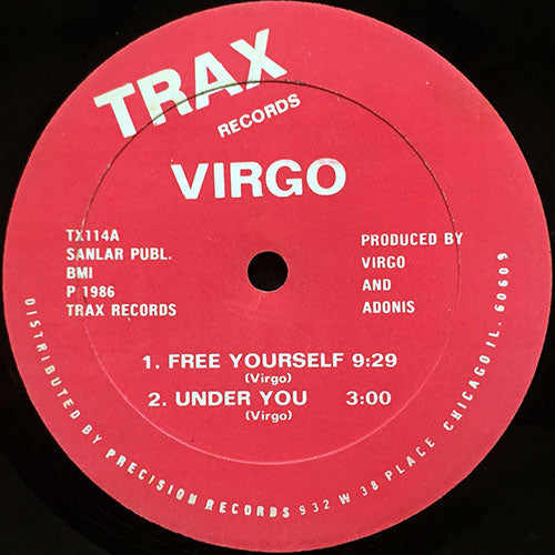 VIRGO // FREE YOURSELF (7:00) / UNDER YOU (9:40) / MY SPACE (4:20) / R U HOT ENOUGH (7:40)