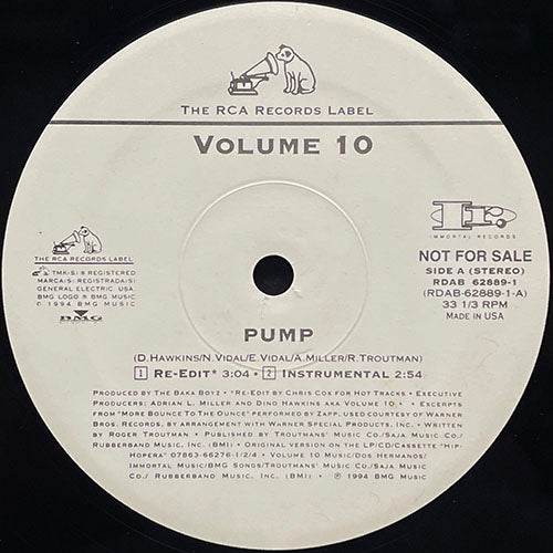 VOLUME 10 // PUMP (4VER)