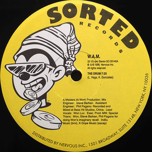 W.A.M. // THE DRUM (7:25) / (PROGRESSIVE REMIX) (9:00)