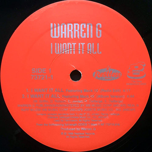 WARREN G feat. MACK 10 // I WANT IT ALL (4VER)