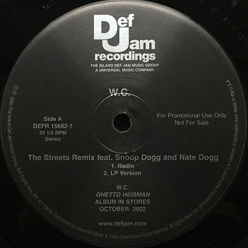 W.C. feat. SNOOP DOGG & NATE DOGG // THE STREETS (REMIX) (4VER)