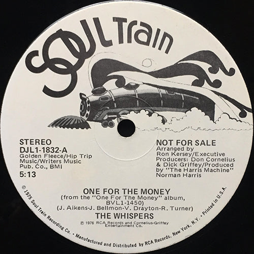 WHISPERS // ONE FOR THE MONEY (5:13)
