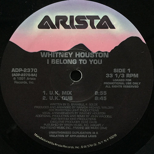 WHITNEY HOUSTON // I BELONG TO YOU (4VER)