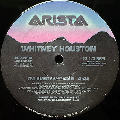WHITNEY HOUSTON // I'M EVERY WOMAN (4:44)