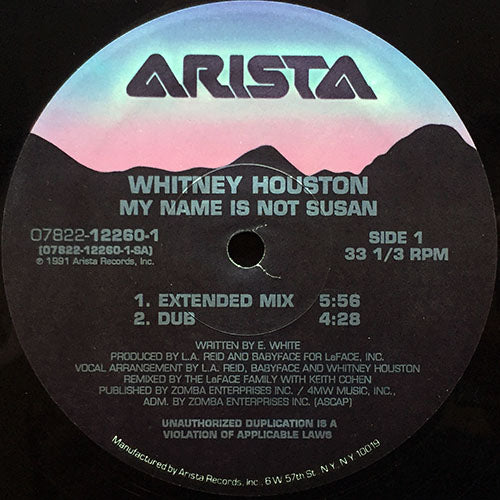 WHITNEY HOUSTON // MY NAME IS NOT SUSAN (4VER)