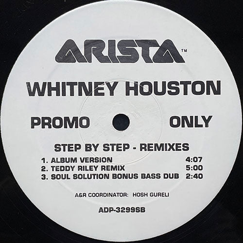 WHITNEY HOUSTON // STEP BY STEP (REMIXES) (7VER)
