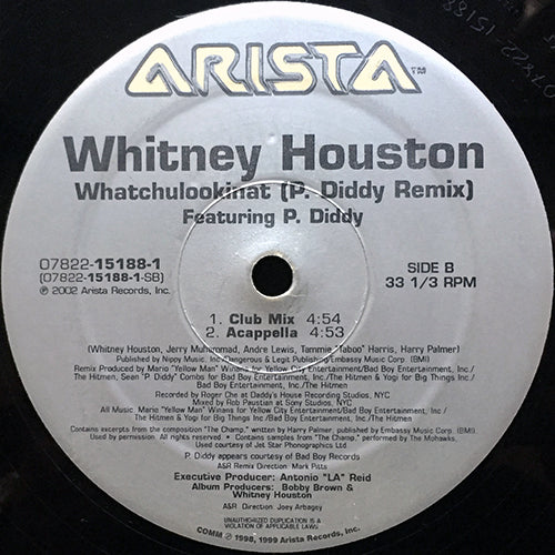 WHITNEY HOUSTON // WHATCHULOOKINAT (P. DIDDY REMIX) (4VER)