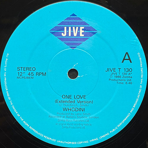 WHODINI // ONE LOVE (3VER)