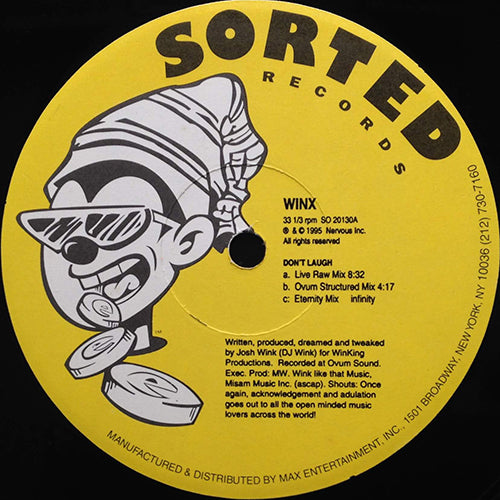 WINX // DON'T LAUGH (3VER) / POST NASAL ACID / LUMPY OATMEAL