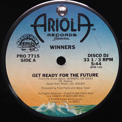WINNERS // GET READY FOR THE FUTURE (5:44) / LOVE IS FREE (6:39)