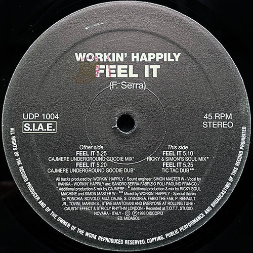 WORKIN' HAPPILY // FEEL IT (4VER)
