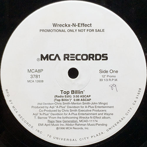 WRECKX-N-EFFECT // TOP BILLIN' (4VER)