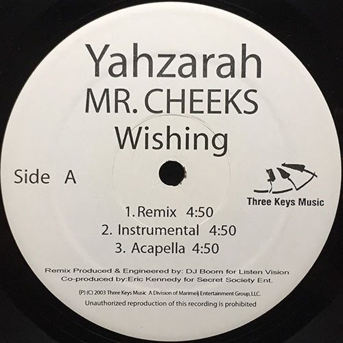 YAHZARAH feat. MR. CHEEKS // WISHING (6VER)