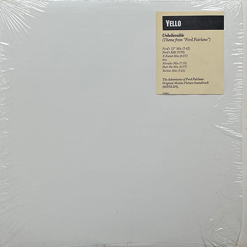 YELLO // UNBELIEVABLE (Theme From "FORD FAIRLANE") (6VER)