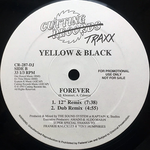 YELLOW & BLACK // FOREVER (4VER)