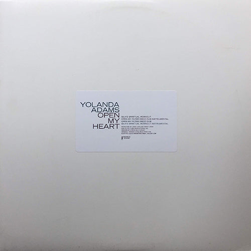YOLANDA ADAMS // OPEN MY HEART (4VER)
