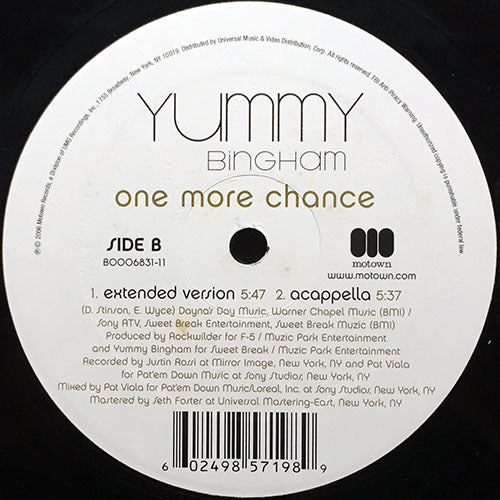 YUMMY BINGHAM // ONE MORE CHANCE (4VER)