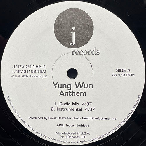 YUNG WUN // ANTHEM (4VER)