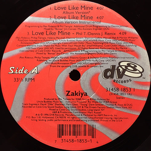 ZAKIYA // LOVE LIKE MINE (6VER)