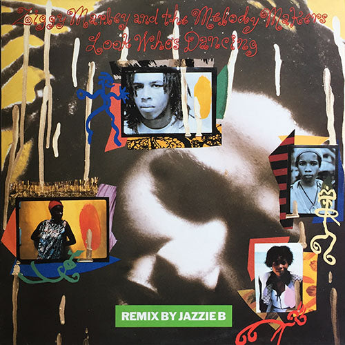 ZIGGY MARLEY AND THE MELODY MAKERS // LOOK WHO'S DANCING (12" CLUB MIX) / (ALBUM MIX) / TUMBLING DOWN (12" REMIX) / PAINS OF LIFE