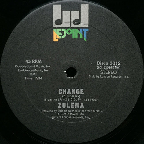 ZULEMA // CHANGE (7:34)