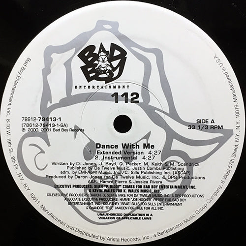 112 // DANCE WITH ME (EXTENDED VERSION) (4VER)