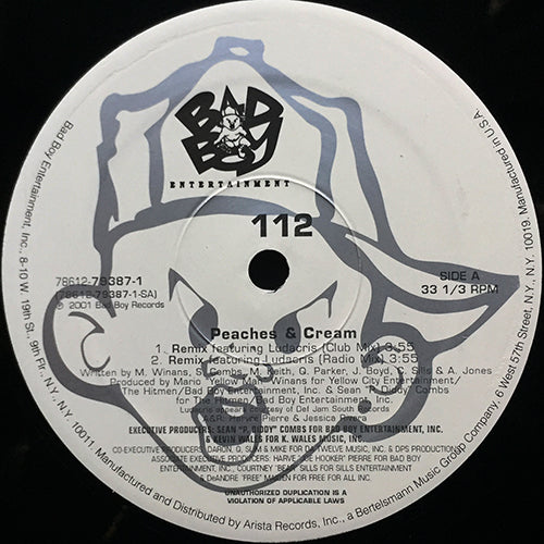 112 feat. LUDACRIS // PEACHES & CREAM (REMIX) (3VER) / DANCE WITH ME (CLUB MIX)