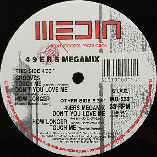 49ERS // 49ERS MEGAMIX inc. DON'T YOU LOVE ME / HOW LONGER / TOUCH ME