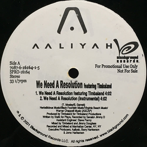 AALIYAH feat. TIMBALAND // WE NEED A RESOLUTION (4VER)