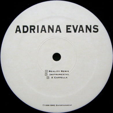 ADRIANA EVANS // REALITY (REMIX & LP VERSION) (6VER)