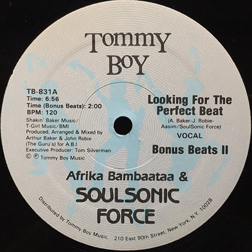 AFRIKA BAMBAATAA & THE SOUL SONIC FORCE // LOOKING FOR THE PERFECT BEAT (3VER)