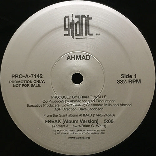 AHMAD // FREAK / TOUCH THE CEILING
