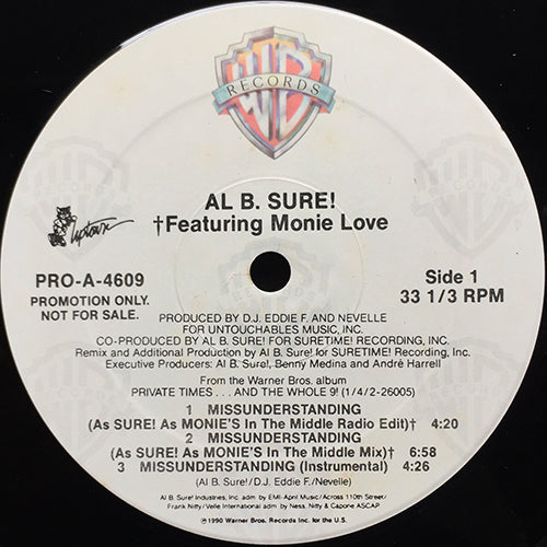 AL B. SURE feat. MONIE LOVE // MISSUNDERSTANDING (REMIX) (7VER)