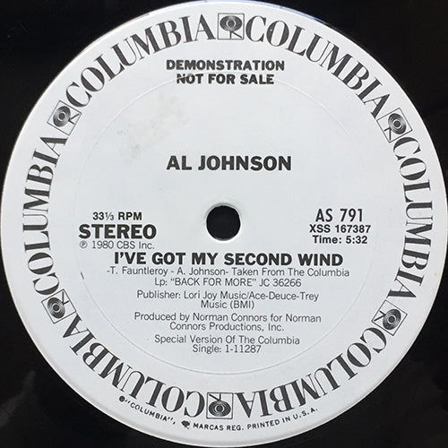 AL JOHNSON // I'VE GOT MY SECOND WIND (5:32)